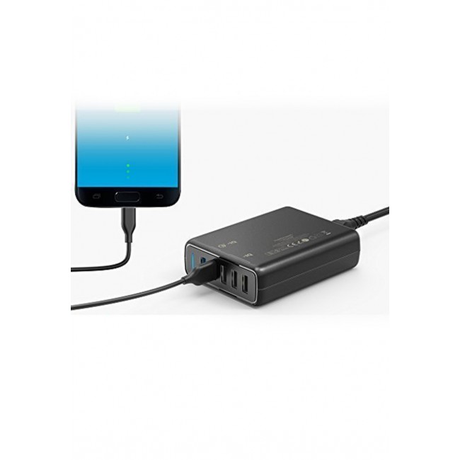 Anker PowerPort Speed 5 Ports Quick Charge - Black