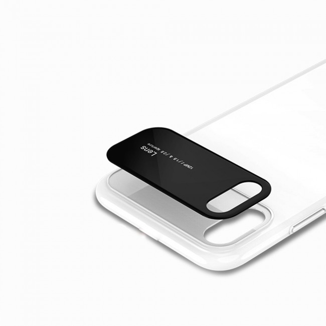 Ipaky Case for Apple iPhone X Shockproof Back Cover - White