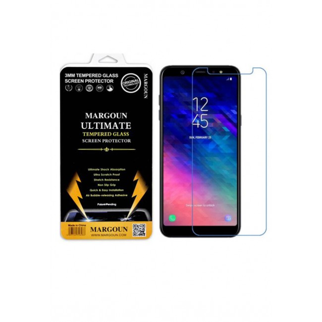 Margoun Tempered Glass Screen Protector for Samsung Galaxy A6 2018