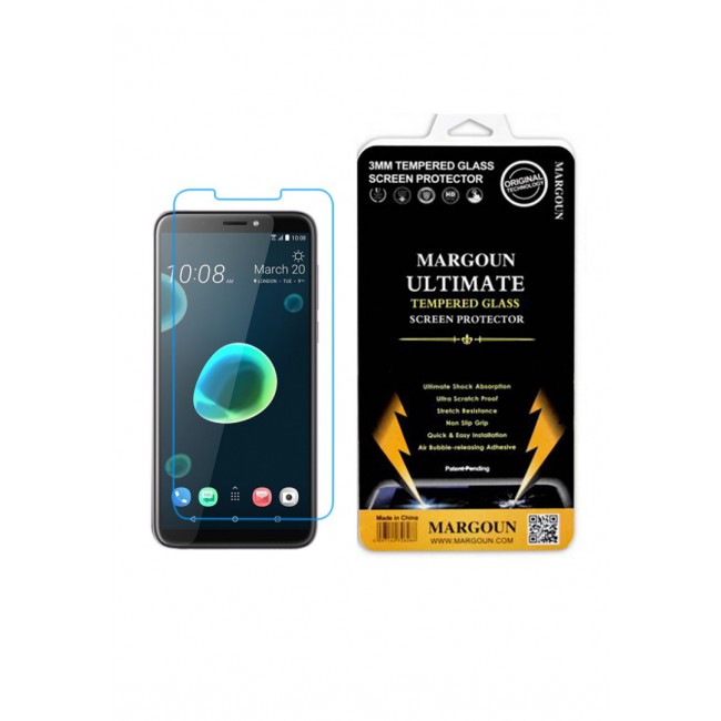 Margoun Tempered Glass Screen Protector for HTC Desire 12+
