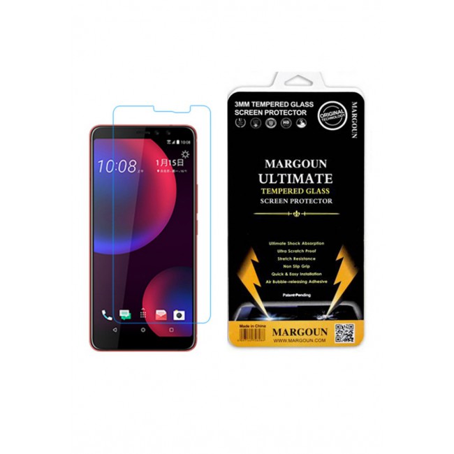 Margoun Tempered Glass Screen Protector for HTC U11 EYEs