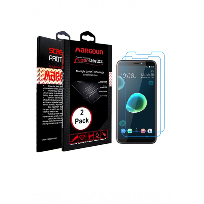 Margoun 2-Pack Screen Protector for HTC Desire 12 Plus