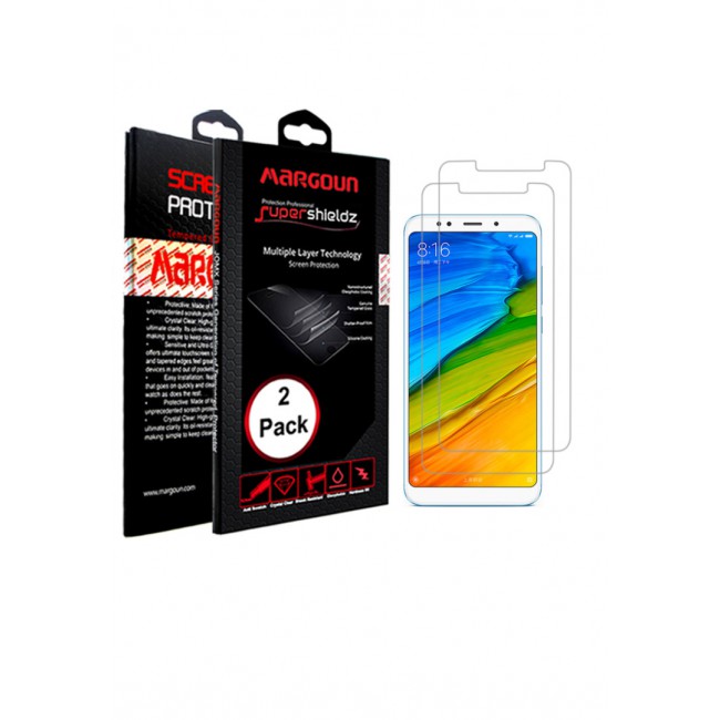 Margoun 2-Pack Screen Protector for Xiaomi Redmi 5 Plus