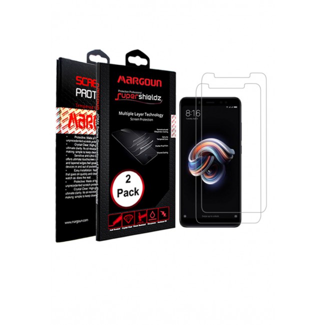 Margoun 2-Pack 3D Screen Protector for Xiaomi Redmi Note 5 Pro