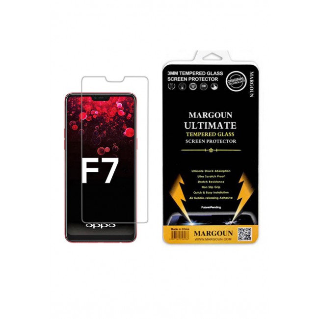 Margoun Tempered Glass Screen Protector for Oppo F7