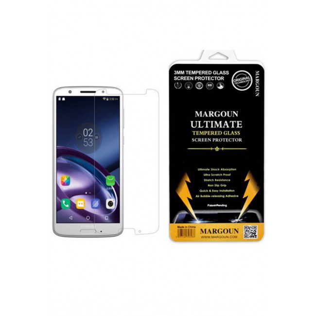 Margoun Tempered Glass Screen Protector for Motorola Moto G6
