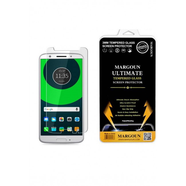 Margoun Tempered Glass Screen Protector for Motorola Moto G6 Plus