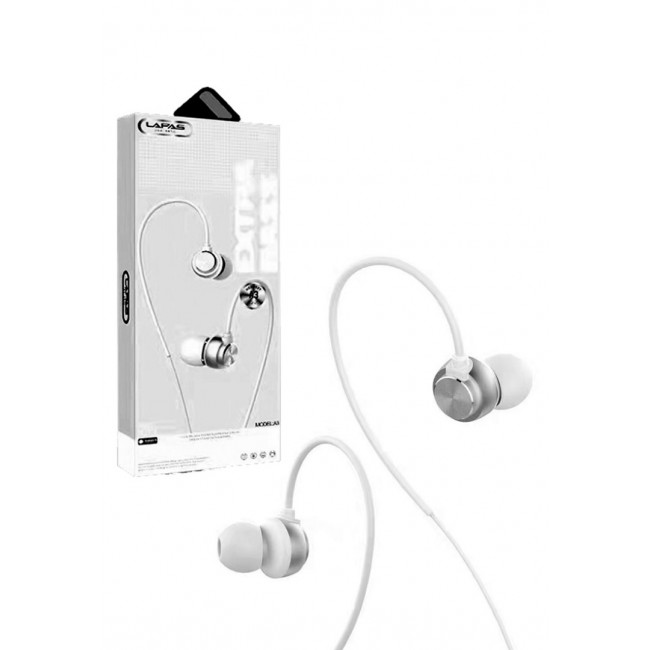 LAPAS A4 HiFi In-Ear Headphones with Mic (NFT) - Silver