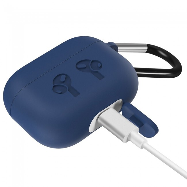 Airpods Pro Silicone Case Cover with Carabiner - Margoun