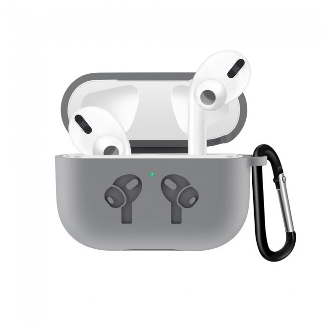 Airpods Pro Silicone Case Cover with Carabiner - Margoun
