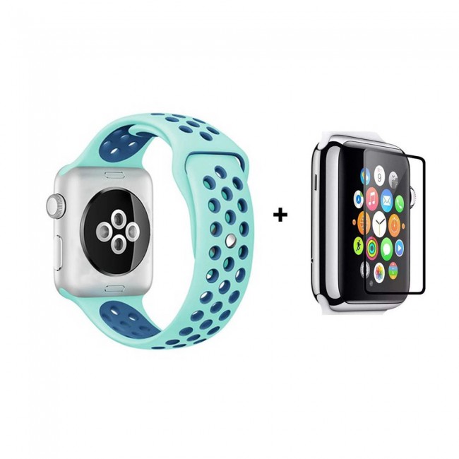 Apple watch band with screen protector store