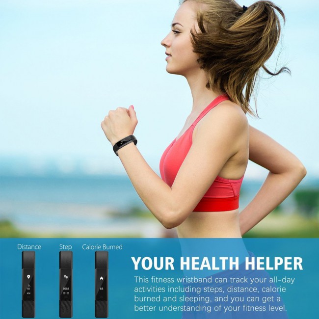 F3 Smart Wristband Activity Tracker