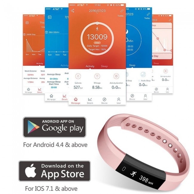 F3 Smart Wristband Activity Tracker