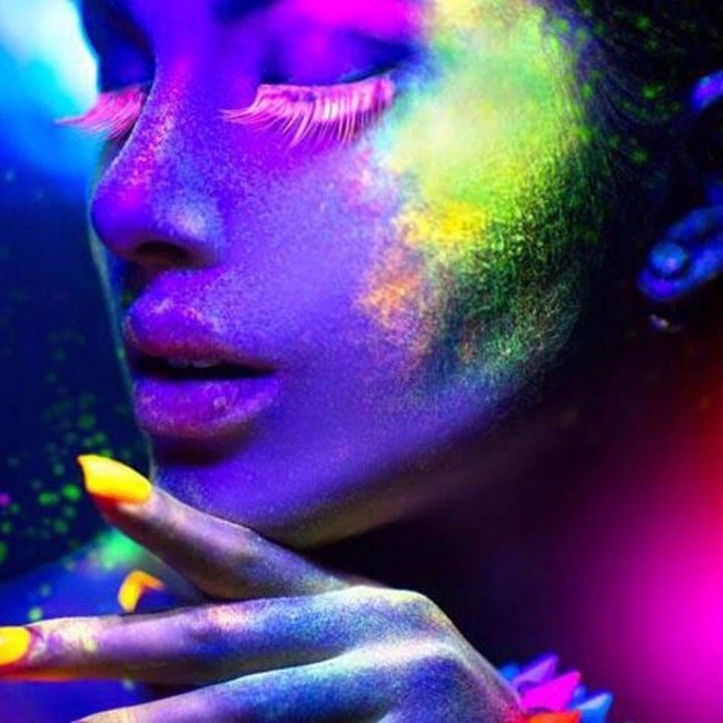 Luminous Body Paint UV Night Glow 4 Color