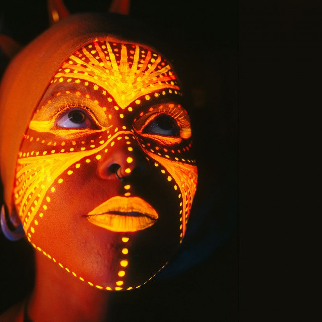 Luminous Body Paint UV Night Glow 4 Color