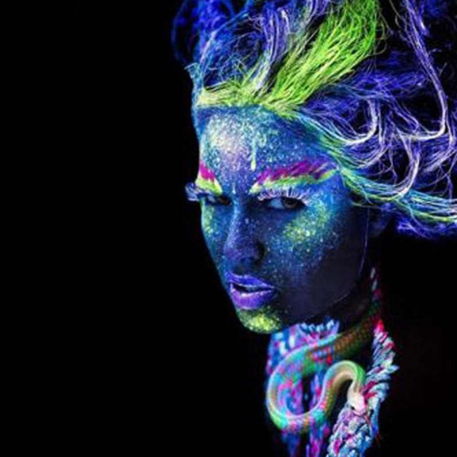Luminous Body Paint UV Night Glow 4 Color