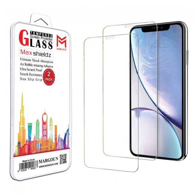 iphone 11 (6.1 inch) Glass screen Protector Max Shieldz (2-Pack)