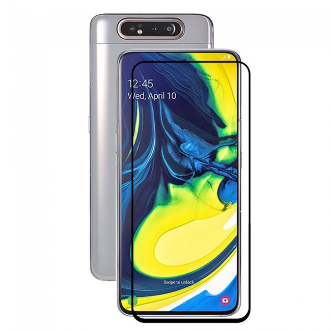 Margoun 3D Curved Tempered Glass Screen Protector for Samsung Galaxy A80 
