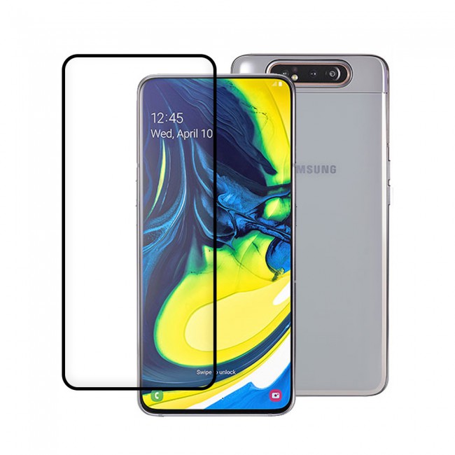 Margoun 3D Curved Tempered Glass Screen Protector for Samsung Galaxy A80 