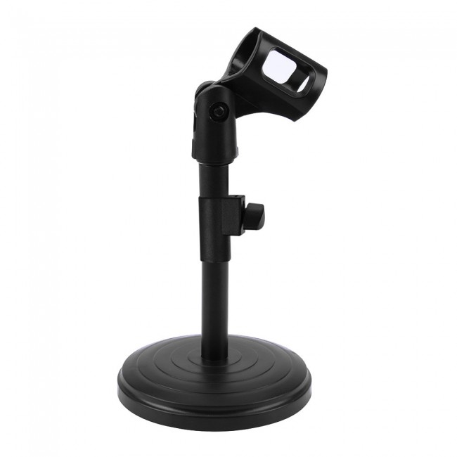 Margoun Foldable Microphone Stand Desktop Holder Mount – Black