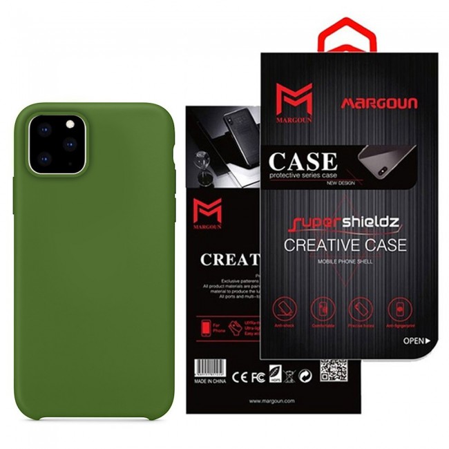iphone 11 Pro (5.8 inch) Silicone Case Cover - Black , Grey , Blue , Dark Blue , Green , Red , Peach