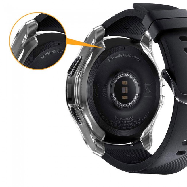 Margoun 2-Pack Ultra Thin Transparent TPU Case Cover for Samsung Gear S3 Frontier / Classic