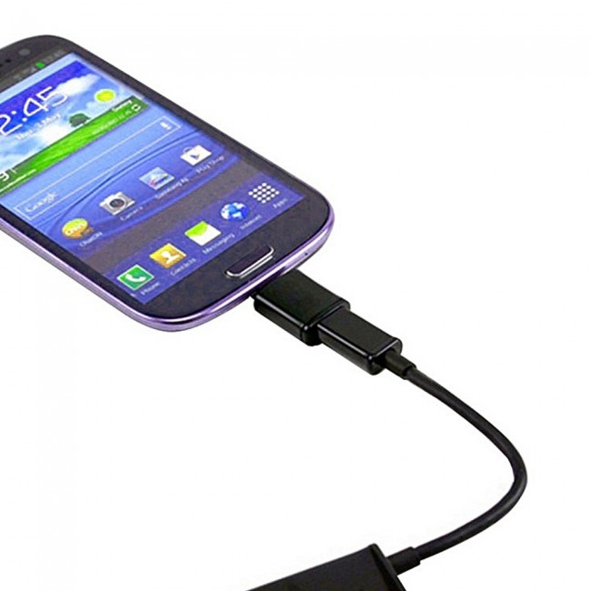 Margoun Micro USB Adapter (5 to 11 Pin) for Smart Phones - Black
