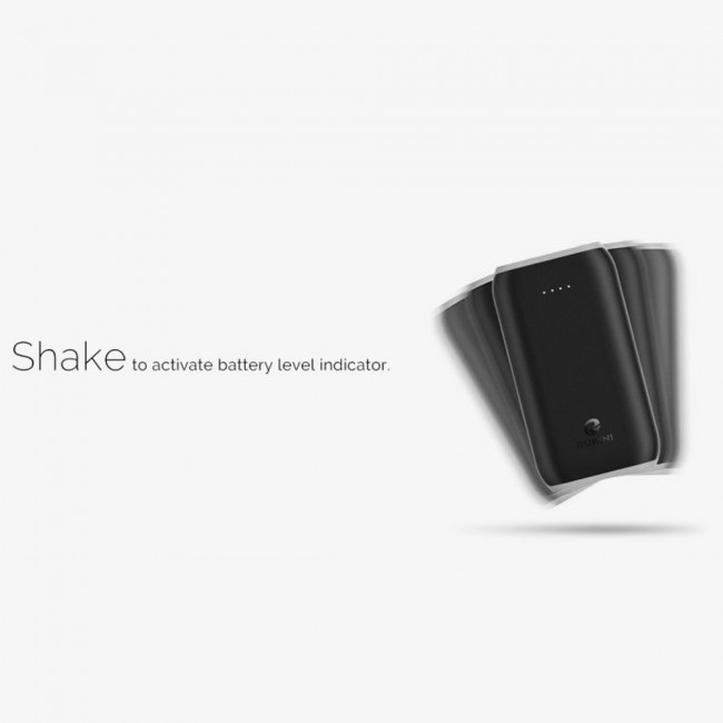 Rukini 12000mAh Power Bank External Battery PowerEdge RP512 – Black , White , Blue , Orange