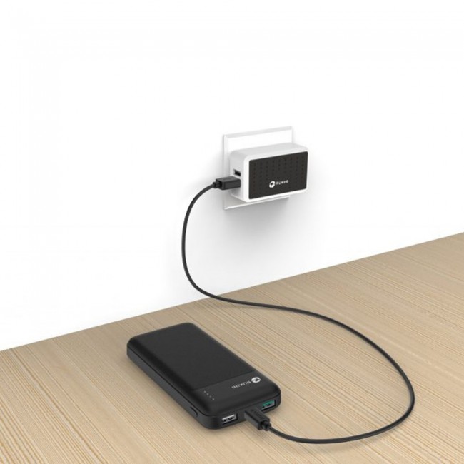 Rukini Power Bank 16000mAh RP16QCU with 1m Micro USB Cable – Black , Blue , White