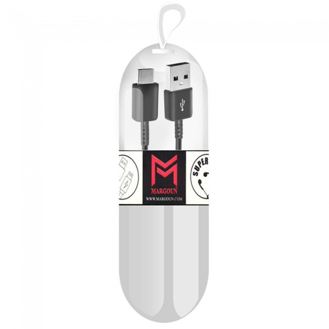 Samsung Galaxy S10 Black USB Cable with Free Margoun Cable Organizer – Black ,  White , Blue , Purple
