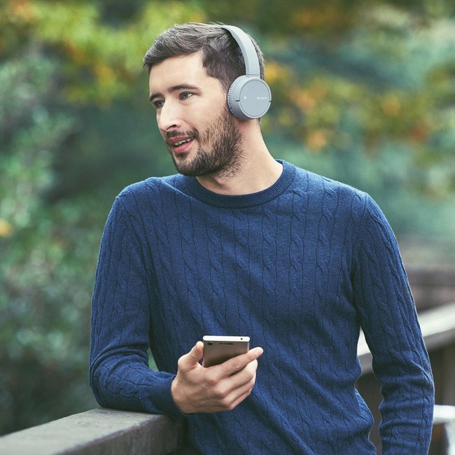 Sony WH CH500 Wireless Headphones Grey