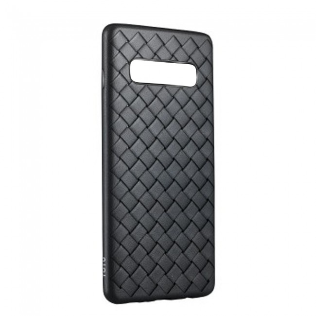 Totu Soft Series BV Braided TPU Case for Samsung Galaxy S10 ( Black )