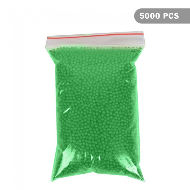Water Beads Jelly Water Balls 5000Pcs - Black , Red , Orange , Yellow , Clear , Light Green , Dark Green , Multicolor
