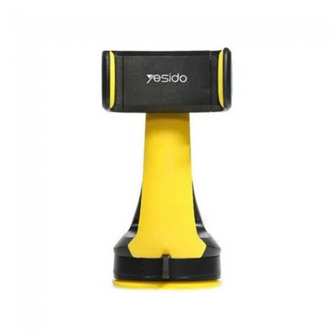 Yesido C01 Smart Car Mount Phone Holder - Black and Yellow