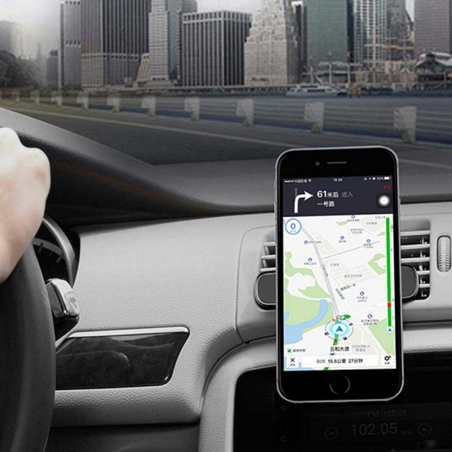 Yesido Universal Magnetic Phone Holder Air Vent Car Mount - Black
