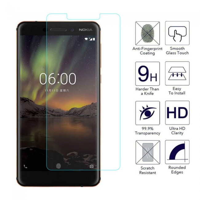 Screen Protector Glass for Nokia 6.1 (5.5 inch)