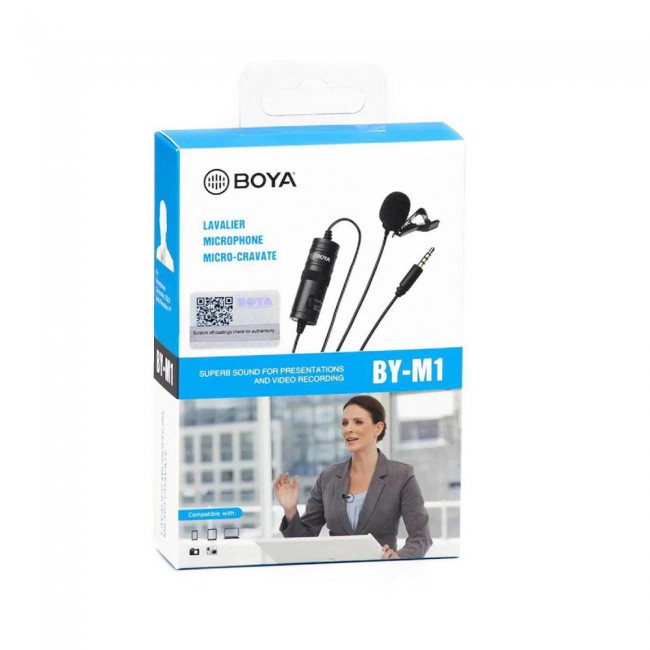 BOYA BY-M1 Lavalier Omnidirectional Microphone 