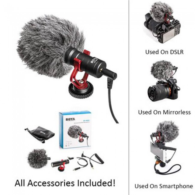 BOYA BY-MM1 Mini Cardioid Condenser Microphone