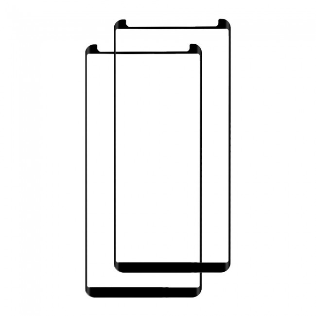 Samsung Galaxy Note 8 2Pack Tempered Glass Full Glue 3D Screen Protector – Black Edge