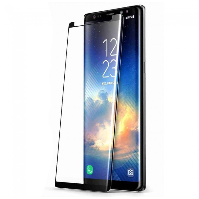 Samsung Galaxy Note 8 Tempered Glass Full Glue 3D Screen Protector – Black Edge