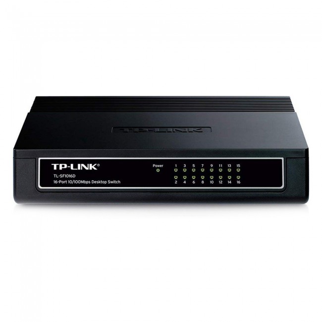 TP-Link TL-SF1016D Desktop Switch Auto Features High Optimal Performance Network