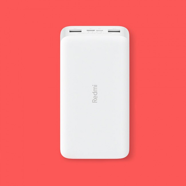 Xiaomi Redmi Power Bank 10000mAh  Fast Portable Charging Mi Powerbank 10000 – White