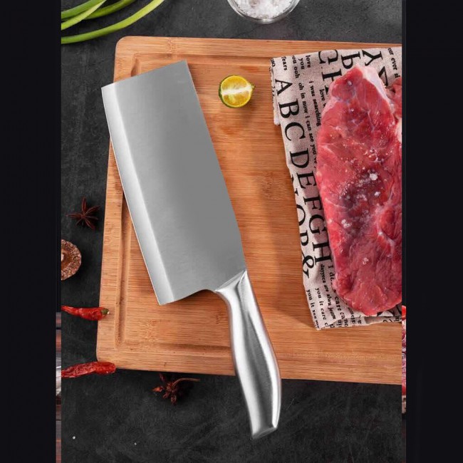 Margoun 7-Piece Stainless Steel Knife Set with Block