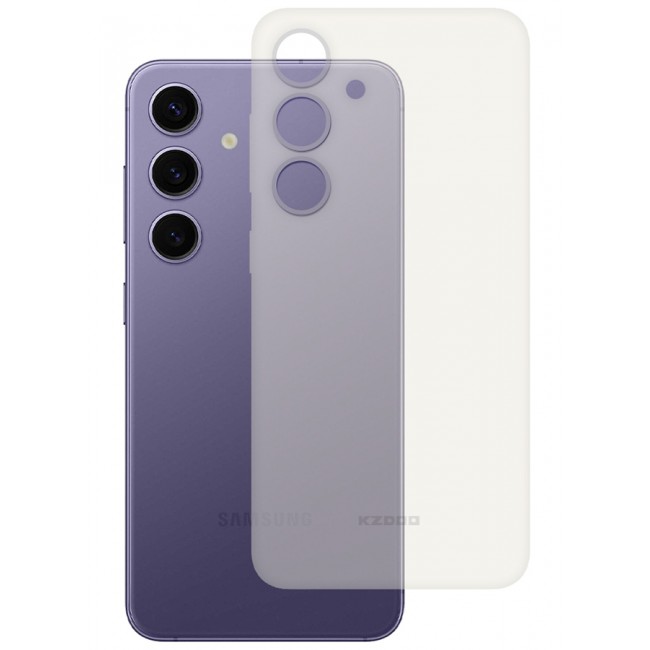 KZDOO Samsung Galaxy S24 Plus Case Slim Thin Air Skin Full Coverage Protective Case Sturdy Durable Thin Case Drop Protection Case Cover Transparent White