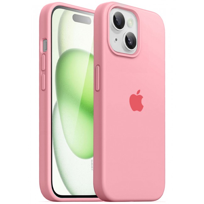 MARGOUN iPhone 15 Plus Case Silicone Case Cover Durable and Anti Scratch Back Cover Pink