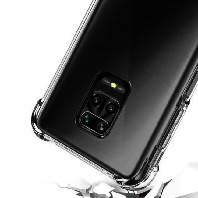 CATANES For Xiaomi Redmi Note 9 Pro Max Case Cover Clear Protective TPU Four Corners Cover Transparent Soft Case