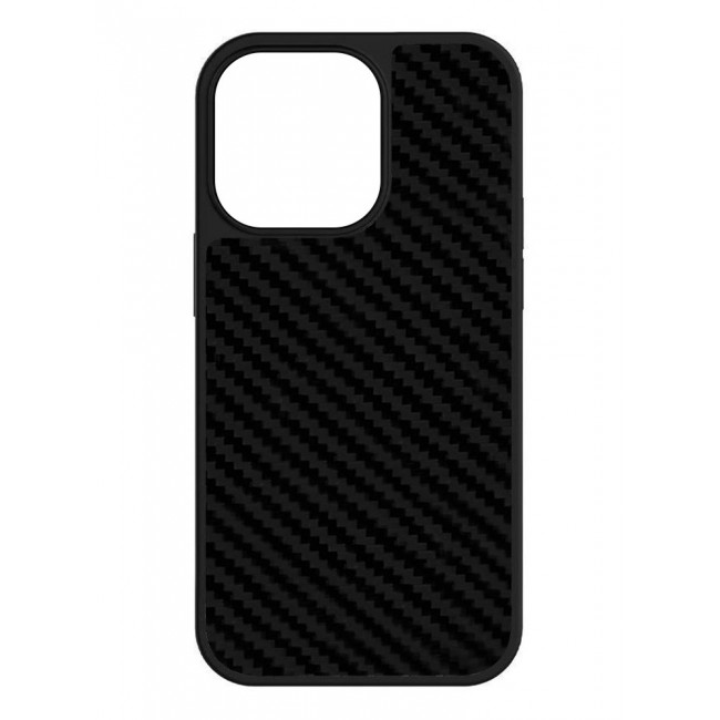 iPhone 14 Pro Max Case Genuine Carbon Fiber Case Ultra Slim Shockproof Back Cover Black