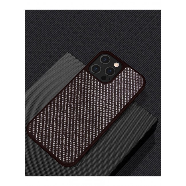 iPhone 14 Pro Max Case Genuine Carbon Fiber Case Ultra Slim Shockproof Back Cover Brown