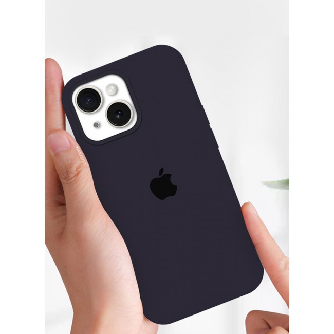 MARGOUN iPhone 15 Plus Case Silicone Case Cover Durable and Anti Scratch Back Cover Dark Blue