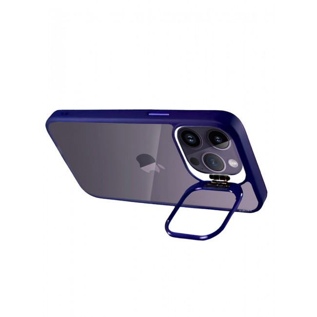 CATANES 2 Pack iPhone 14 Pro Case Cover and Lens Protector and Screen Protector Built-in Camera Stand and Compatible with MagSafe Full Body Shockproof Case Clear Blue